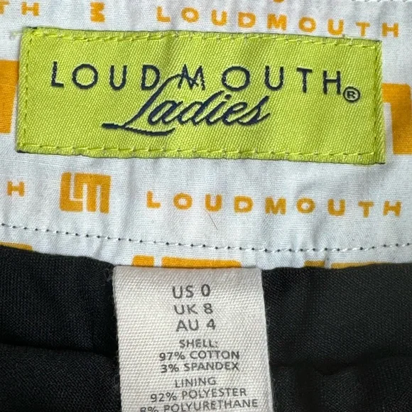 Loudmouth Ladies Golf Skort Mini- Size 0 - Picture 2 of 14